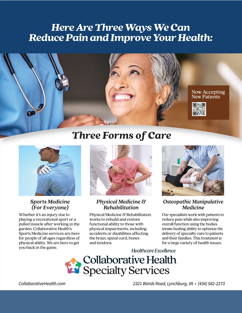 collaborative health partners specialty services print advertising