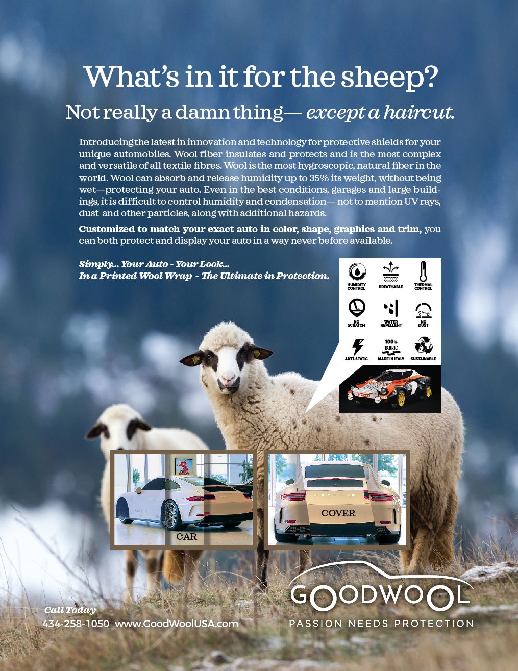 good wool print advertising stimulus advertising